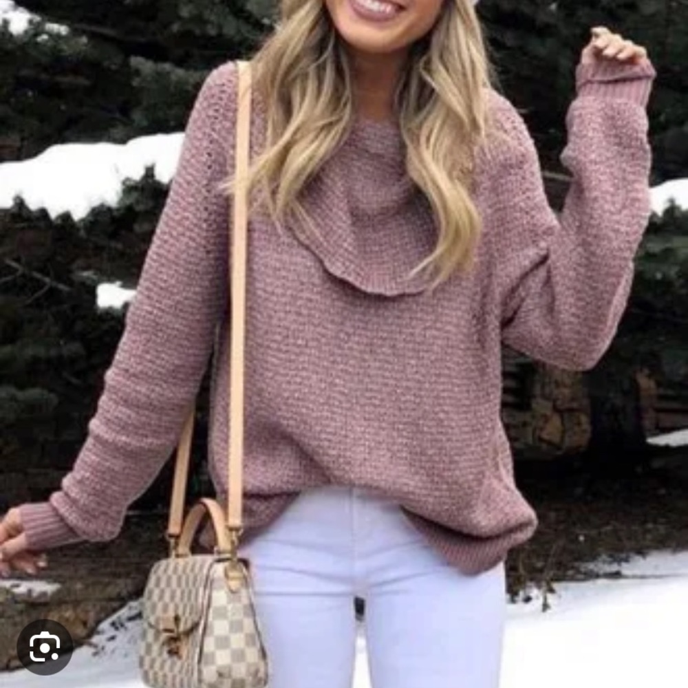 Free People Off the shoulder or Cowl neck sweater